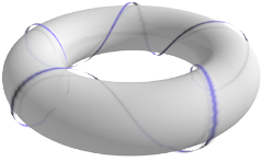 [torus with aliased bitmap geodesic]