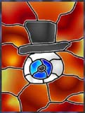 [Stained glass eyeball]
