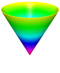 [cone with concentric gradient]