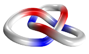 [3D trefoil knot which avoids self-intersection]