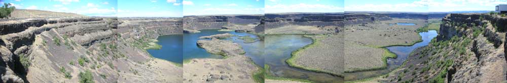 Dry Falls panorama mosaic (not very well done)